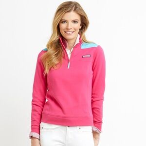 Vineyard Vines ShepShirt - Pink and Teal XS